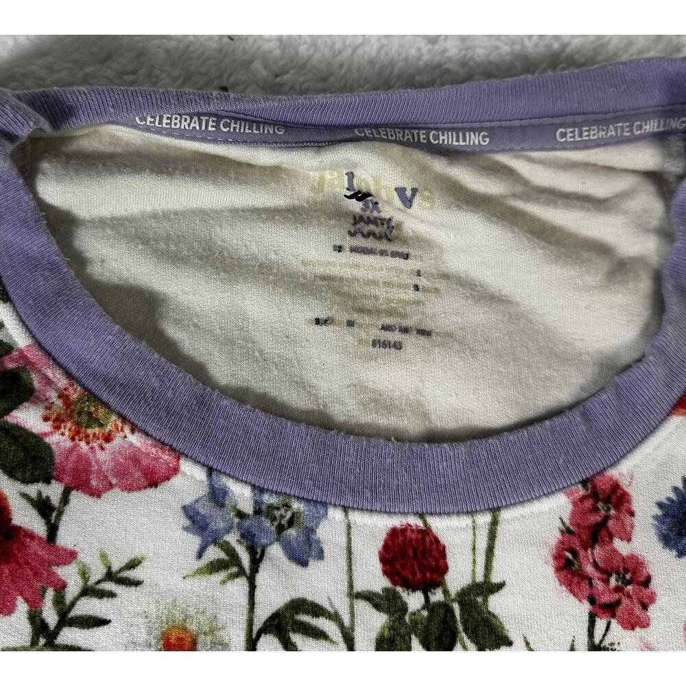 Jamby Jamtee Plus Size 3X Lightweight T-shirt in Bouquet Design - Picture 6 of 6